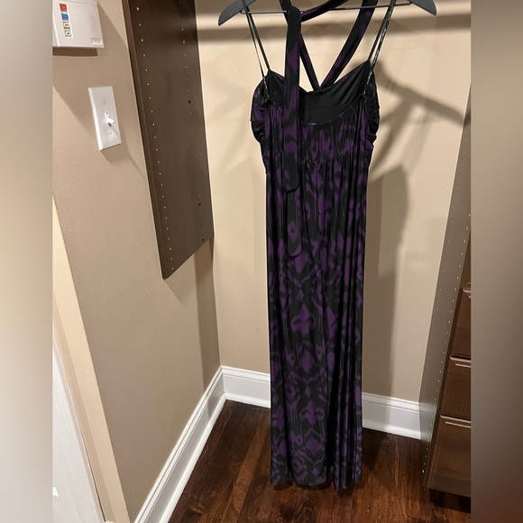 Mason Purple and Black Sleeveless Maxi Dress - Picture 4 of 4